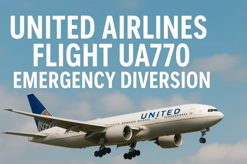 united airlines flight ua770 emergency diversion